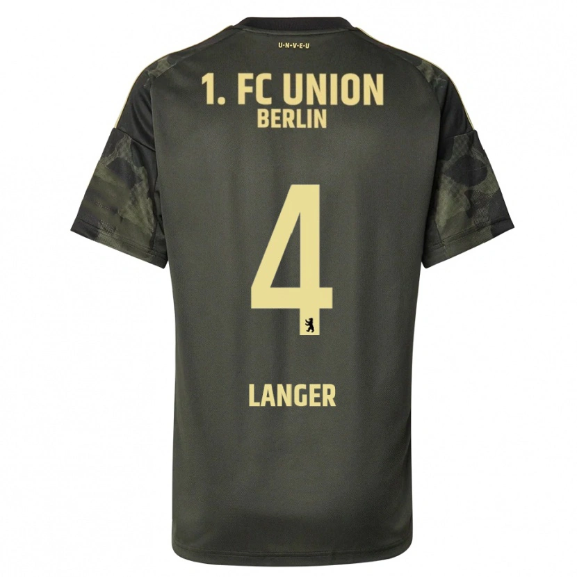 Danxen Heren Richard Langer #4 Donkergroen Zwart Uitshirt Uittenue 2025/26 T-Shirt