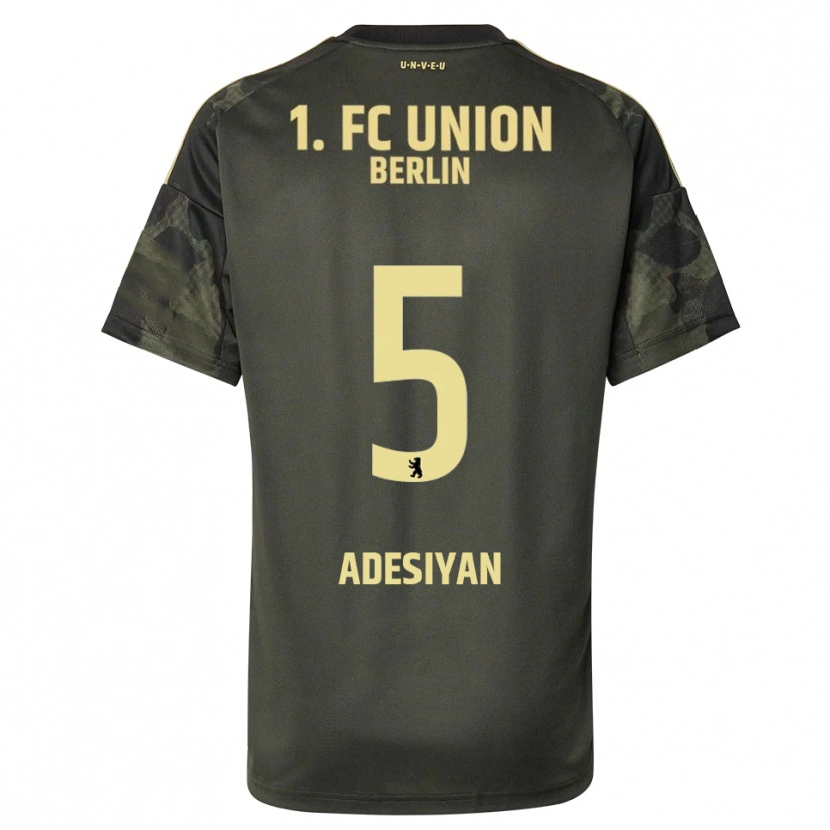 Danxen Heren Olufemi Adesiyan #5 Donkergroen Zwart Uitshirt Uittenue 2025/26 T-Shirt