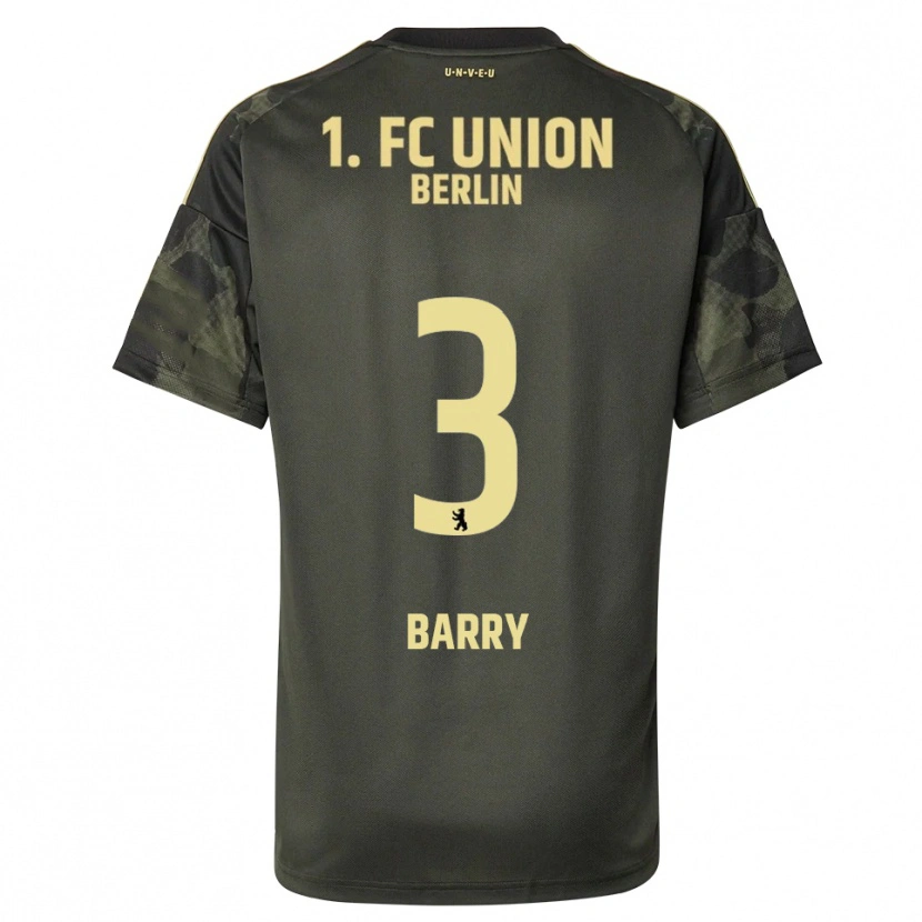 Danxen Heren Sadou Barry #3 Donkergroen Zwart Uitshirt Uittenue 2025/26 T-Shirt