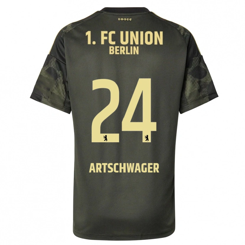 Danxen Heren Finn Artschwager #24 Donkergroen Zwart Uitshirt Uittenue 2025/26 T-Shirt