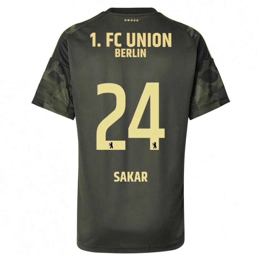 Danxen Heren Fatma Sakar #24 Donkergroen Zwart Uitshirt Uittenue 2025/26 T-Shirt
