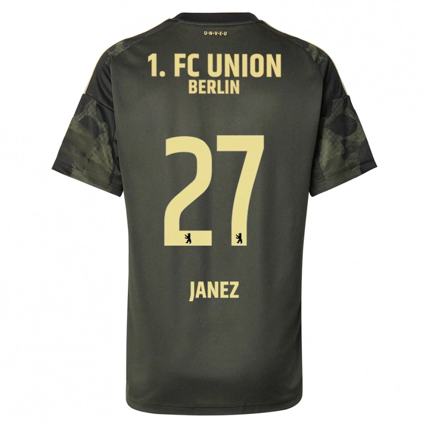 Danxen Heren Korina Janež #27 Donkergroen Zwart Uitshirt Uittenue 2025/26 T-Shirt
