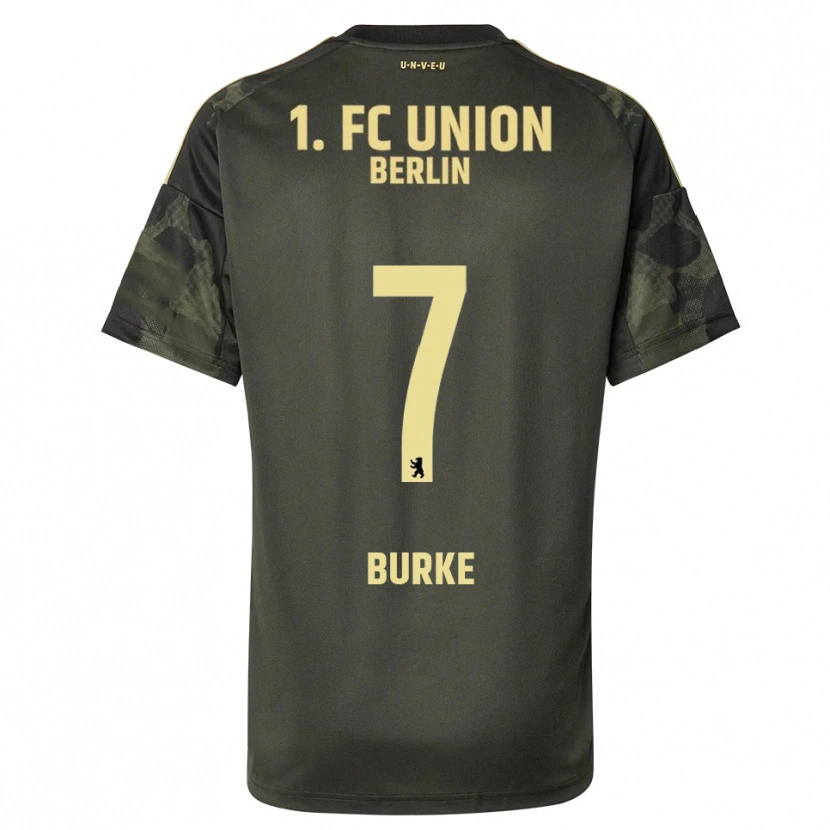 Danxen Heren Oliver Burke #7 Donkergroen Zwart Uitshirt Uittenue 2025/26 T-Shirt
