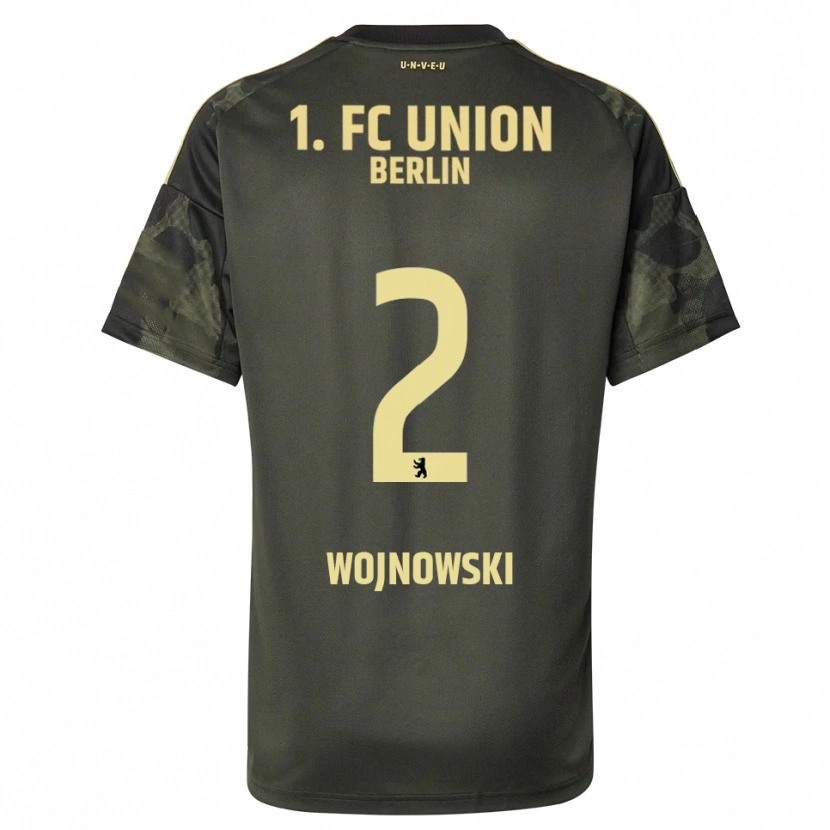 Danxen Heren Wiktorian Wojnowski #2 Donkergroen Zwart Uitshirt Uittenue 2025/26 T-Shirt