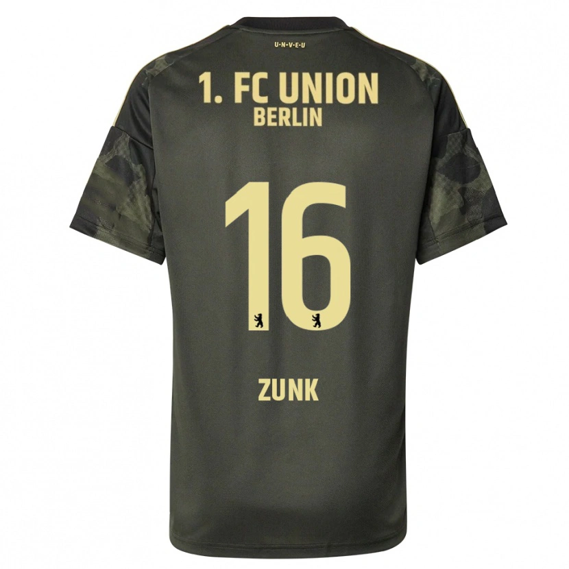 Danxen Heren Niklas Zunk #16 Donkergroen Zwart Uitshirt Uittenue 2025/26 T-Shirt