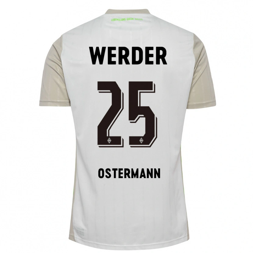 Danxen Heren Ben Ostermann #25 Wit Zwart Uitshirt Uittenue 2025/26 T-Shirt