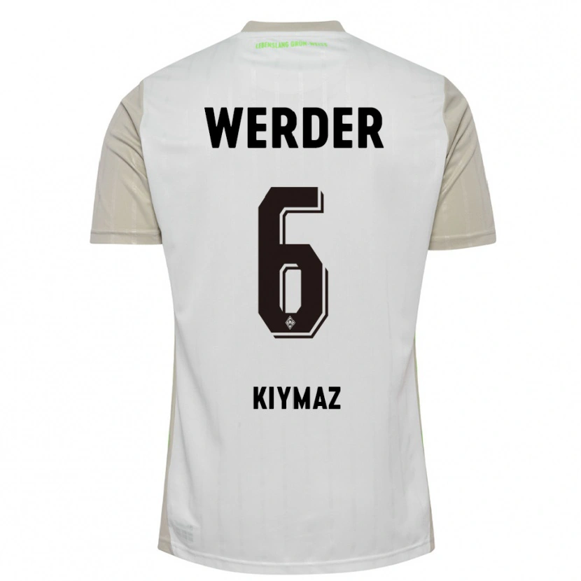 Danxen Heren Anil Kiymaz #6 Wit Zwart Uitshirt Uittenue 2025/26 T-Shirt