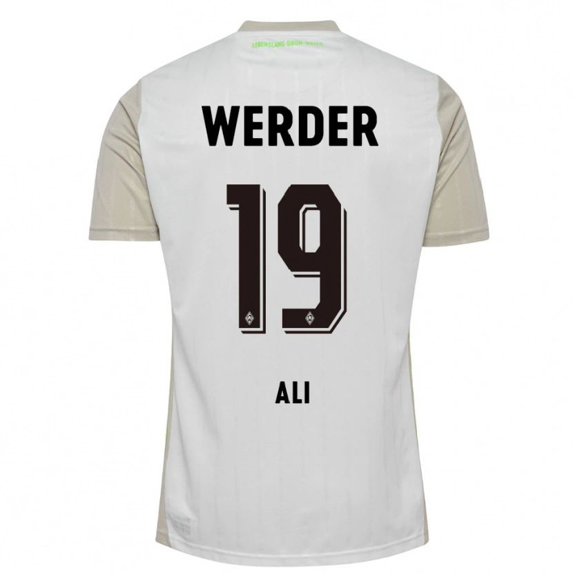 Danxen Heren Rok Ali #19 Wit Zwart Uitshirt Uittenue 2025/26 T-Shirt