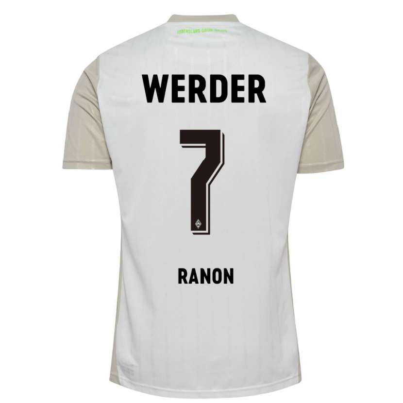 Danxen Heren Yuval Ranon #7 Wit Zwart Uitshirt Uittenue 2025/26 T-Shirt