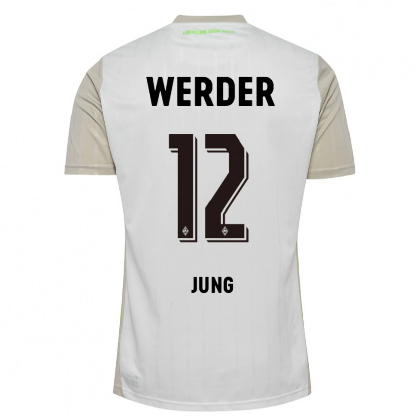 Danxen Heren Hugo Jung #12 Wit Zwart Uitshirt Uittenue 2025/26 T-Shirt