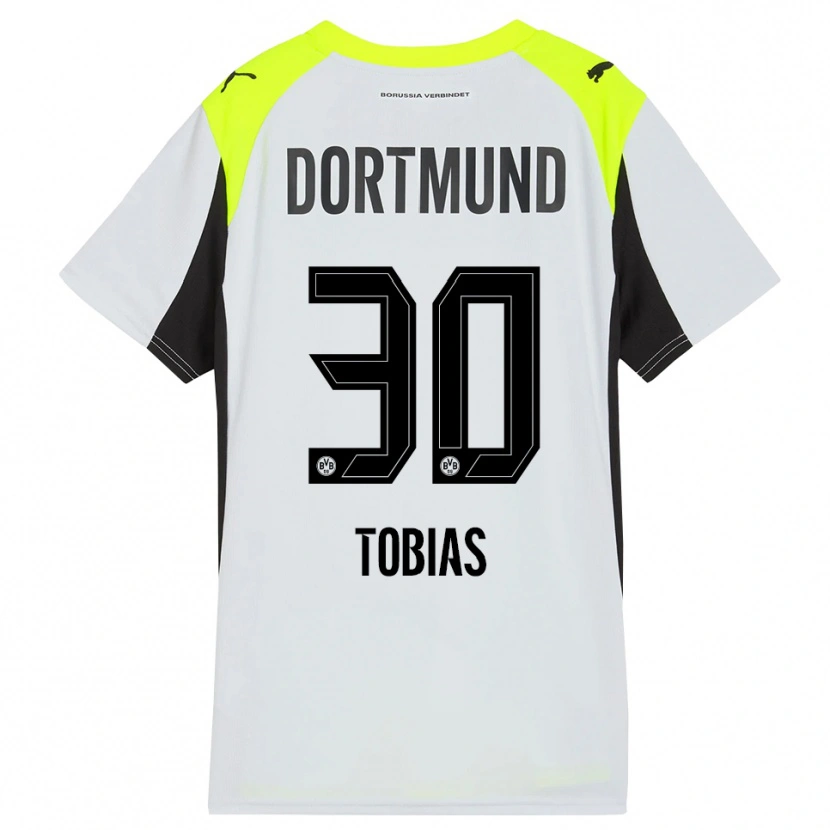 Danxen Heren Vogt Tobias #30 Fluorescerend Geel Uitshirt Uittenue 2025/26 T-Shirt