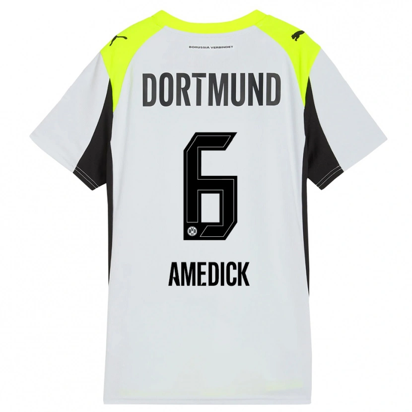 Danxen Heren Maik Amedick #6 Fluorescerend Geel Uitshirt Uittenue 2025/26 T-Shirt