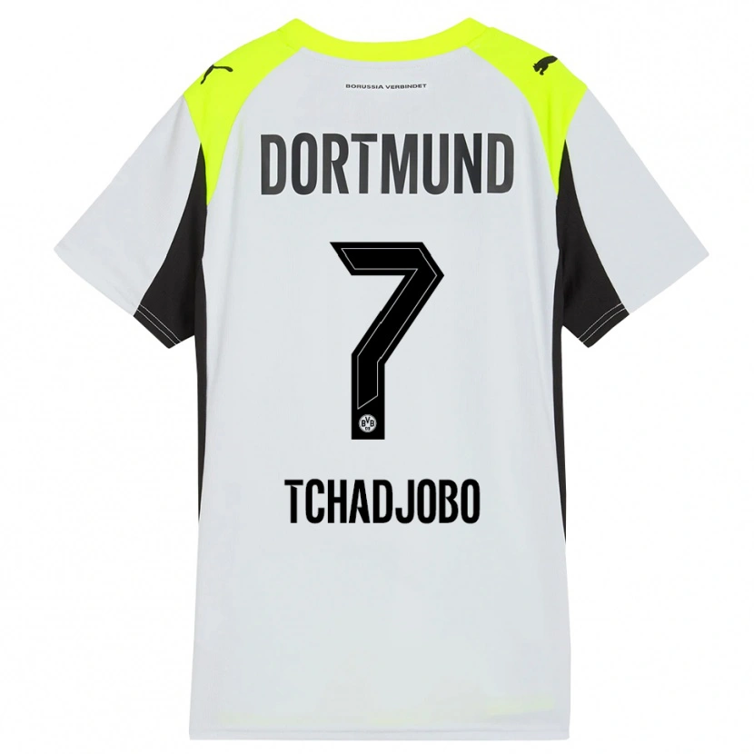 Danxen Heren Dia Tchadjobo #7 Fluorescerend Geel Uitshirt Uittenue 2025/26 T-Shirt