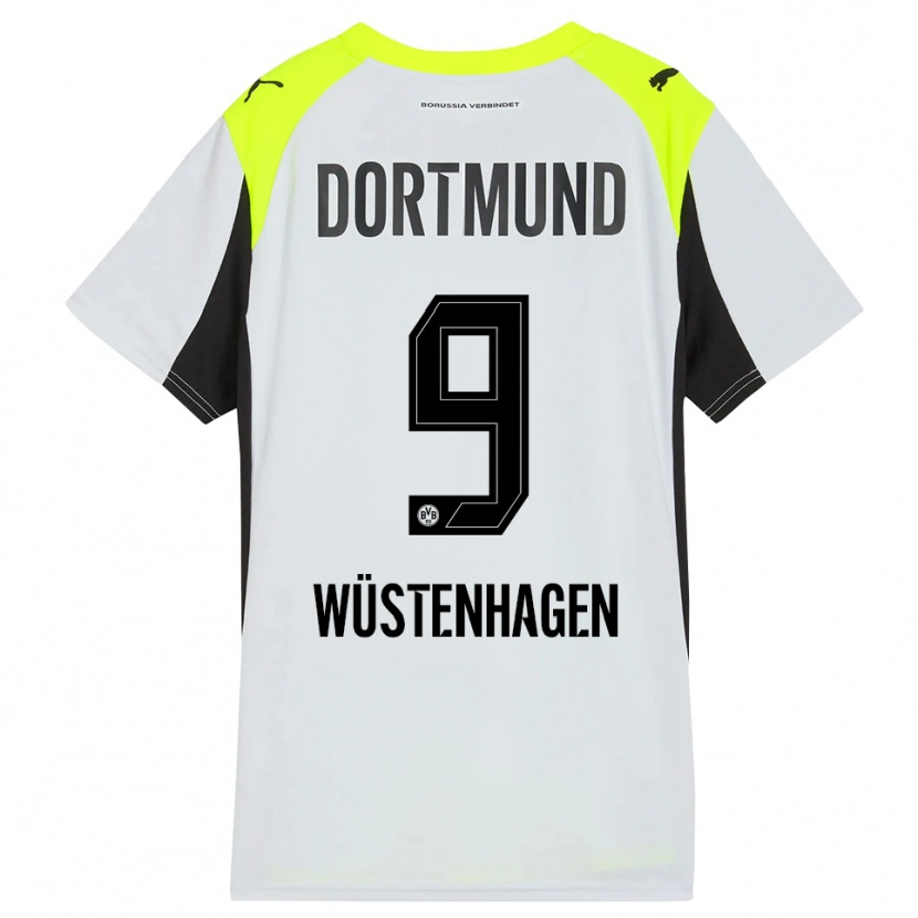 Danxen Heren Bennedikt Wüstenhagen #9 Fluorescerend Geel Uitshirt Uittenue 2025/26 T-Shirt