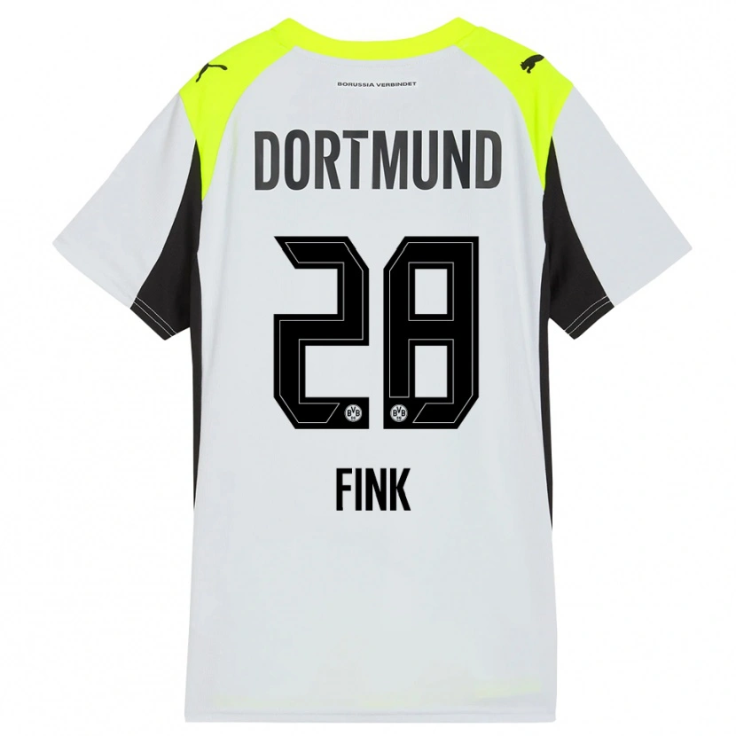 Danxen Heren Bradley Fink #28 Fluorescerend Geel Uitshirt Uittenue 2025/26 T-Shirt