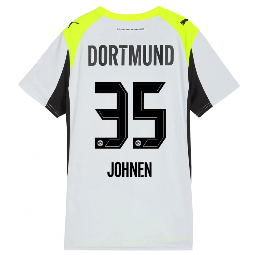 Danxen Heren Marcel Johnen #35 Fluorescerend Geel Uitshirt Uittenue 2025/26 T-Shirt