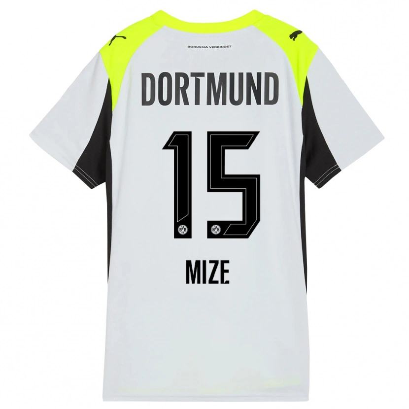 Danxen Heren Jack Mize #15 Fluorescerend Geel Uitshirt Uittenue 2025/26 T-Shirt
