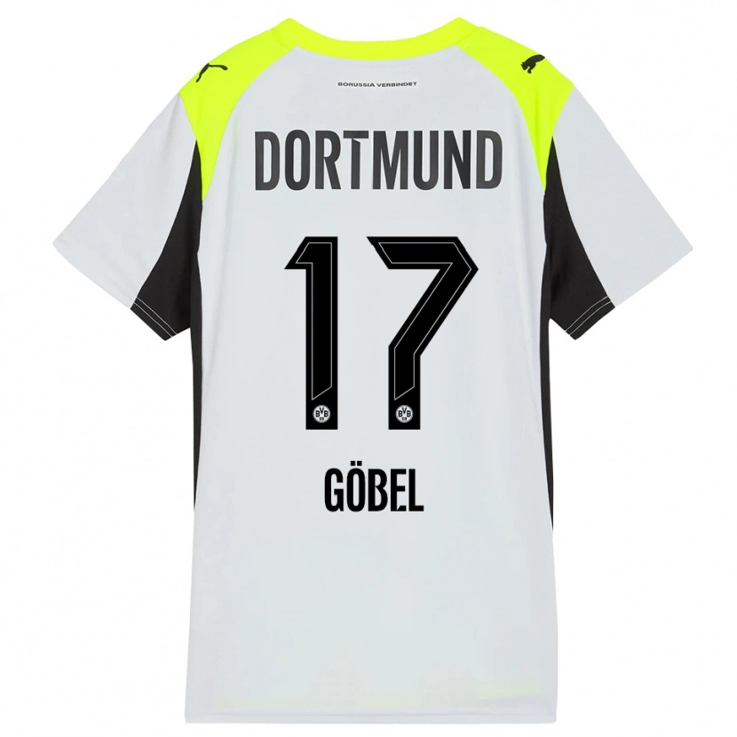 Danxen Heren Patrick Göbel #17 Fluorescerend Geel Uitshirt Uittenue 2025/26 T-Shirt
