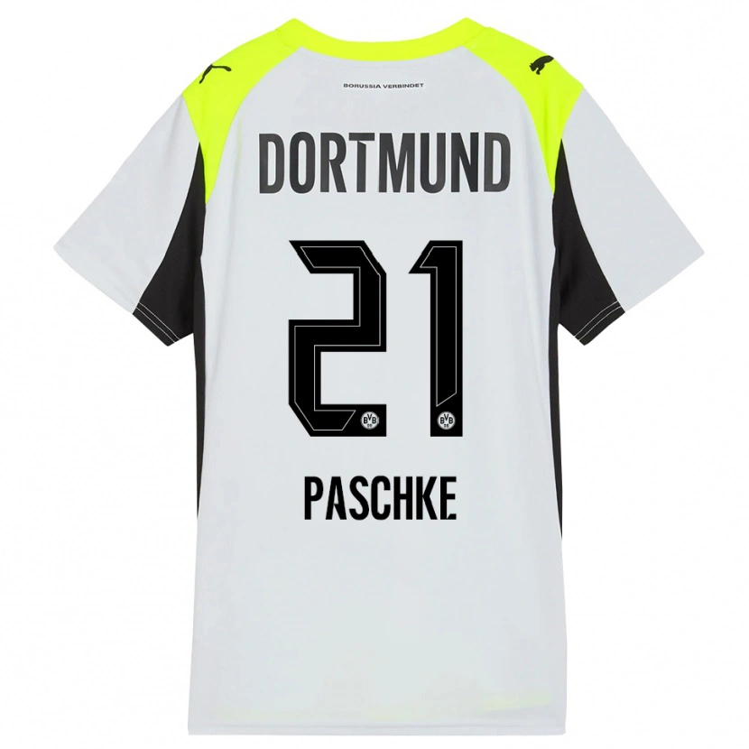 Danxen Heren Felix Paschke #21 Fluorescerend Geel Uitshirt Uittenue 2025/26 T-Shirt