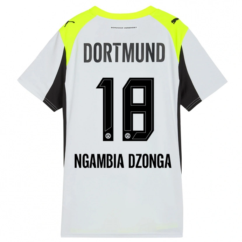 Danxen Heren Diego Ngambia #18 Fluorescerend Geel Uitshirt Uittenue 2025/26 T-Shirt