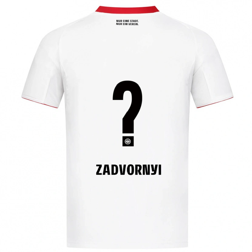 Danxen Heren Igor Zadvornyi #0 Wit Rood Uitshirt Uittenue 2025/26 T-Shirt