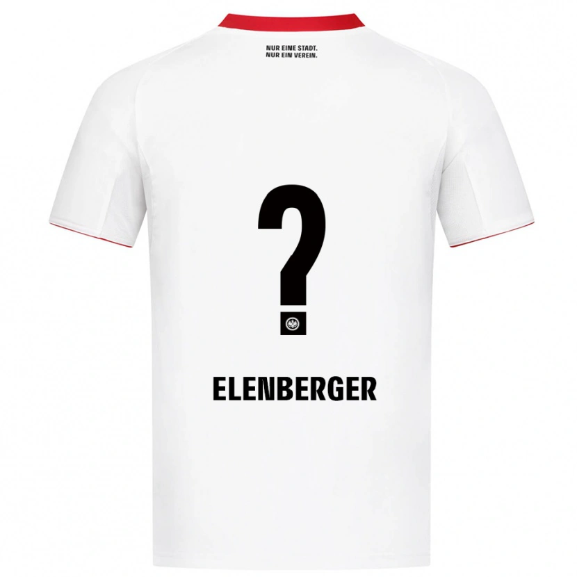 Danxen Heren Samuel Elenberger #0 Wit Rood Uitshirt Uittenue 2025/26 T-Shirt