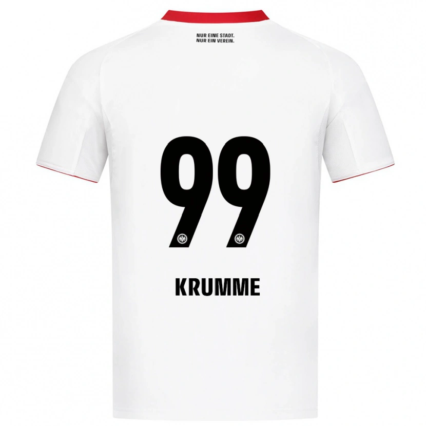Danxen Heren Janne Krumme #99 Wit Rood Uitshirt Uittenue 2025/26 T-Shirt