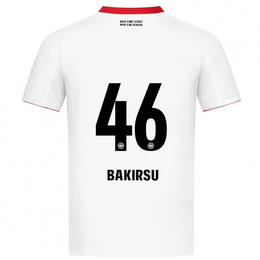 Danxen Heren Hüseyin Bakirsu #46 Wit Rood Uitshirt Uittenue 2025/26 T-Shirt