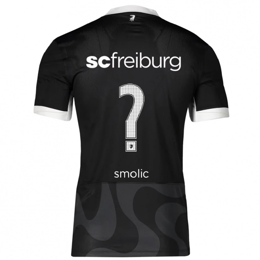 Danxen Heren Milan Smolic #0 Zwart Wit Uitshirt Uittenue 2025/26 T-Shirt