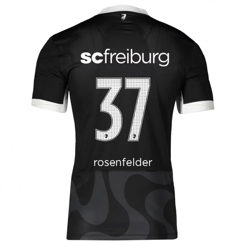 Danxen Heren Max Rosenfelder #37 Zwart Wit Uitshirt Uittenue 2025/26 T-Shirt