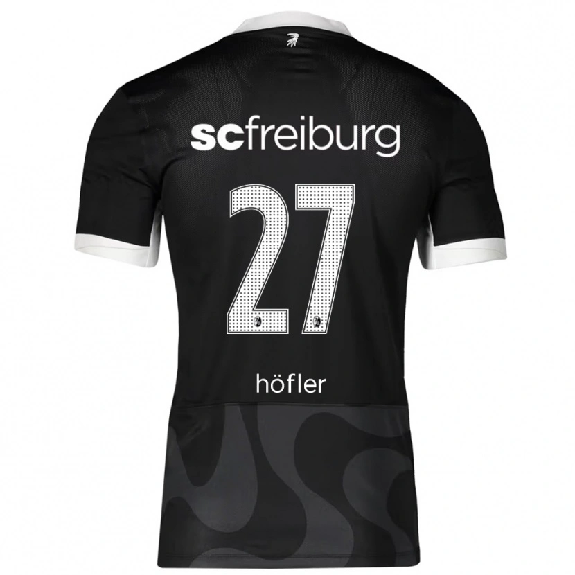 Danxen Heren Nicolas Höfler #27 Zwart Wit Uitshirt Uittenue 2025/26 T-Shirt