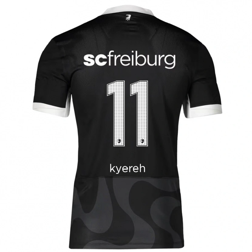 Danxen Heren Daniel-Kofi Kyereh #11 Zwart Wit Uitshirt Uittenue 2025/26 T-Shirt