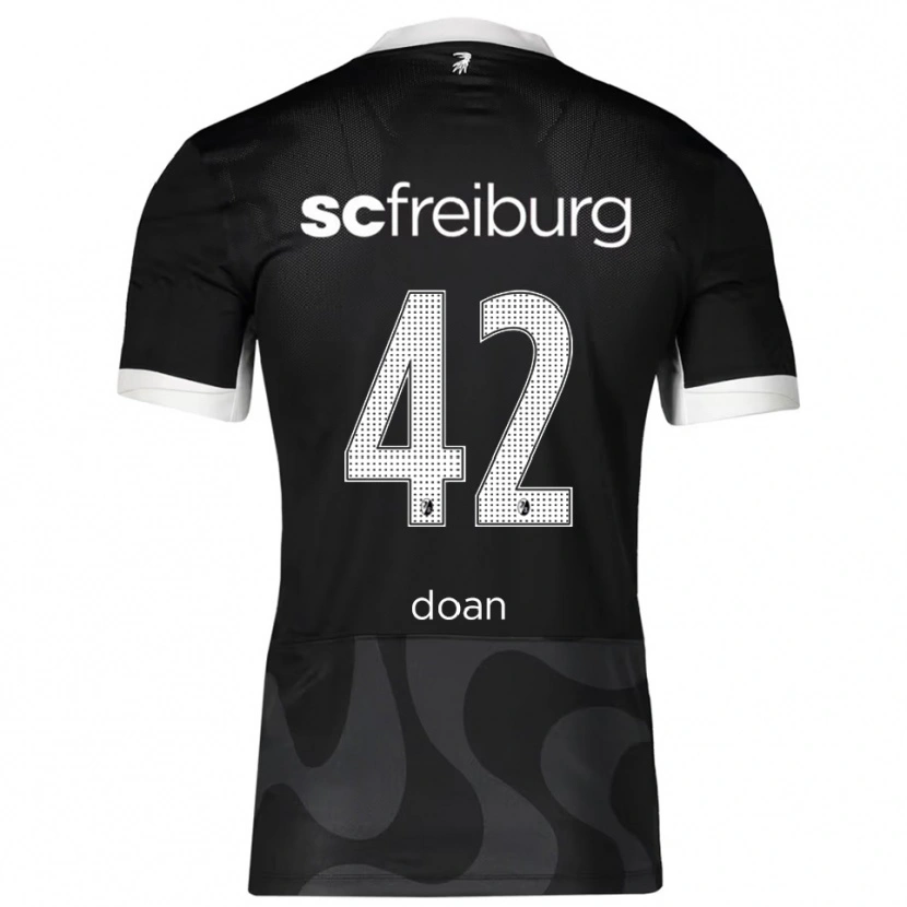 Danxen Heren Ritsu Doan #42 Zwart Wit Uitshirt Uittenue 2025/26 T-Shirt