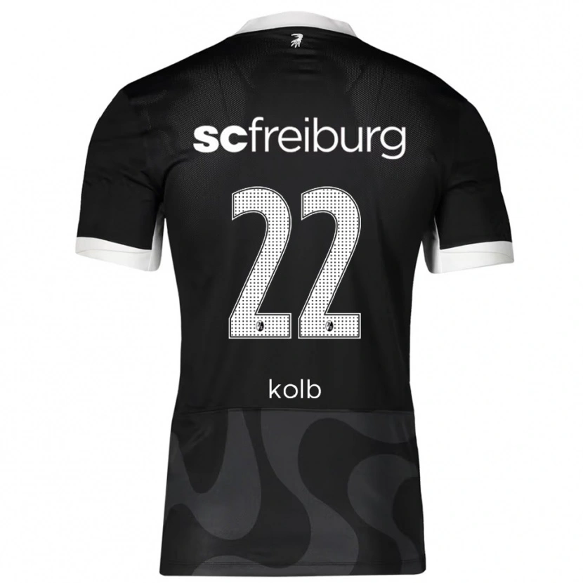 Danxen Heren Lisa Kolb #22 Zwart Wit Uitshirt Uittenue 2025/26 T-Shirt
