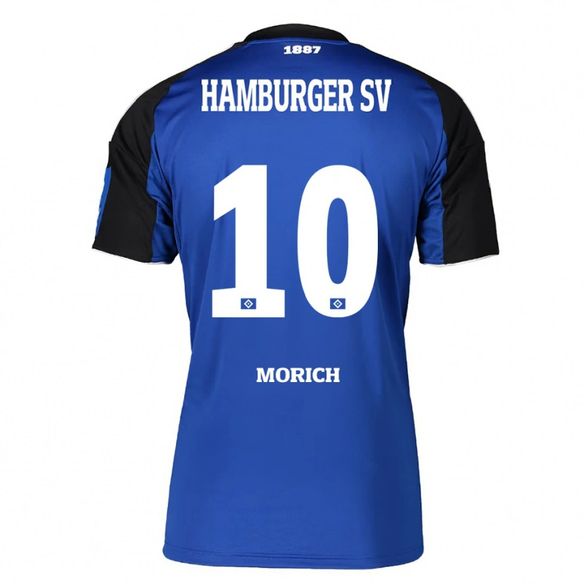 Danxen Heren Carla Morich #10 Blauw Zwart Uitshirt Uittenue 2025/26 T-Shirt