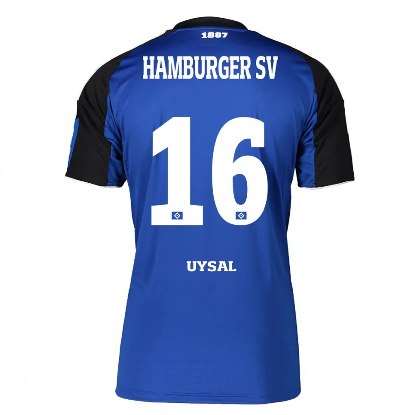 Danxen Heren Samed Uysal #16 Blauw Zwart Uitshirt Uittenue 2025/26 T-Shirt