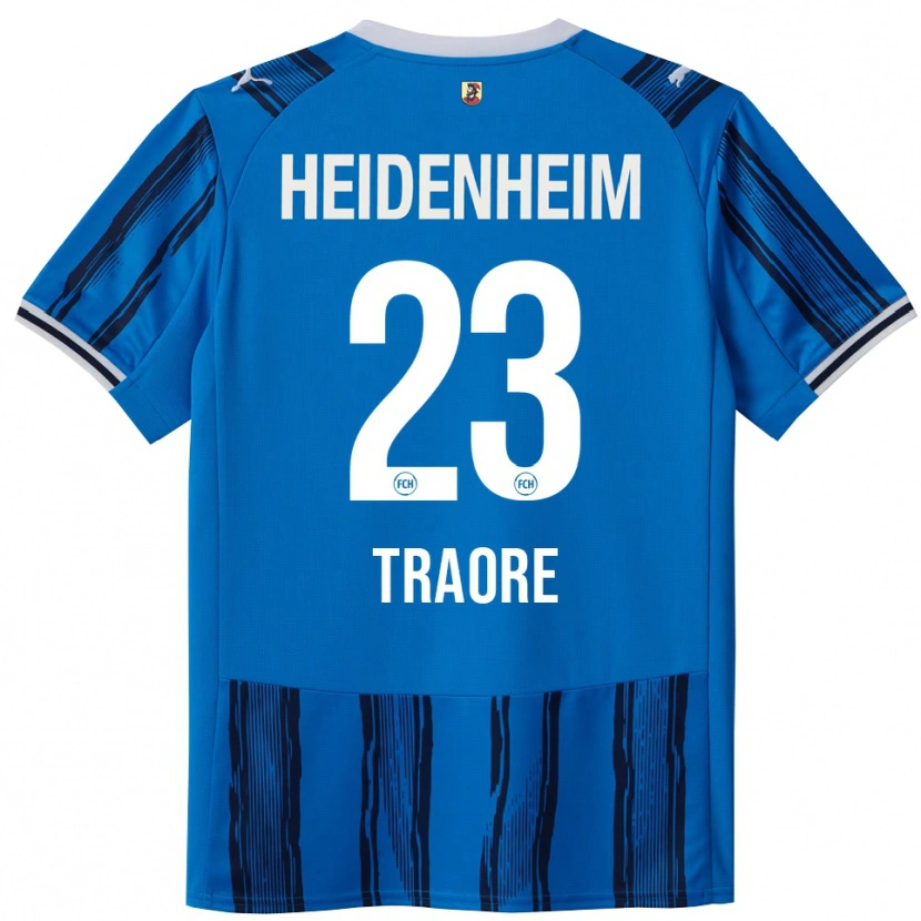 Danxen Heren Omar Traoré #23 Blauw Marineblauw Uitshirt Uittenue 2025/26 T-Shirt