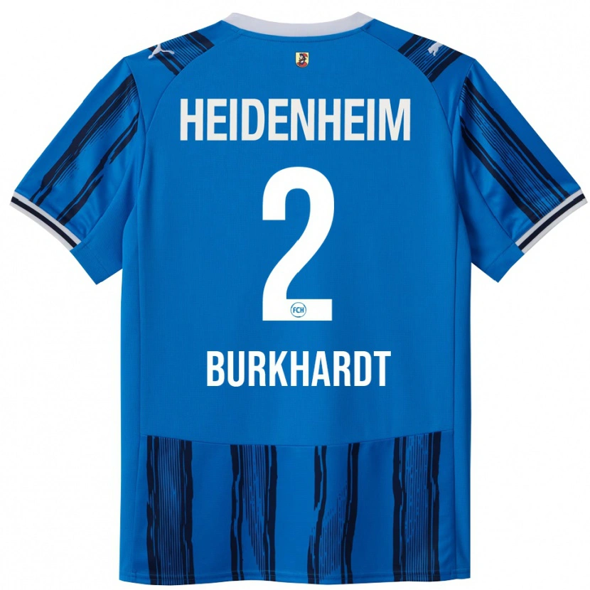 Danxen Heren Hannes Burkhardt #2 Blauw Marineblauw Uitshirt Uittenue 2025/26 T-Shirt