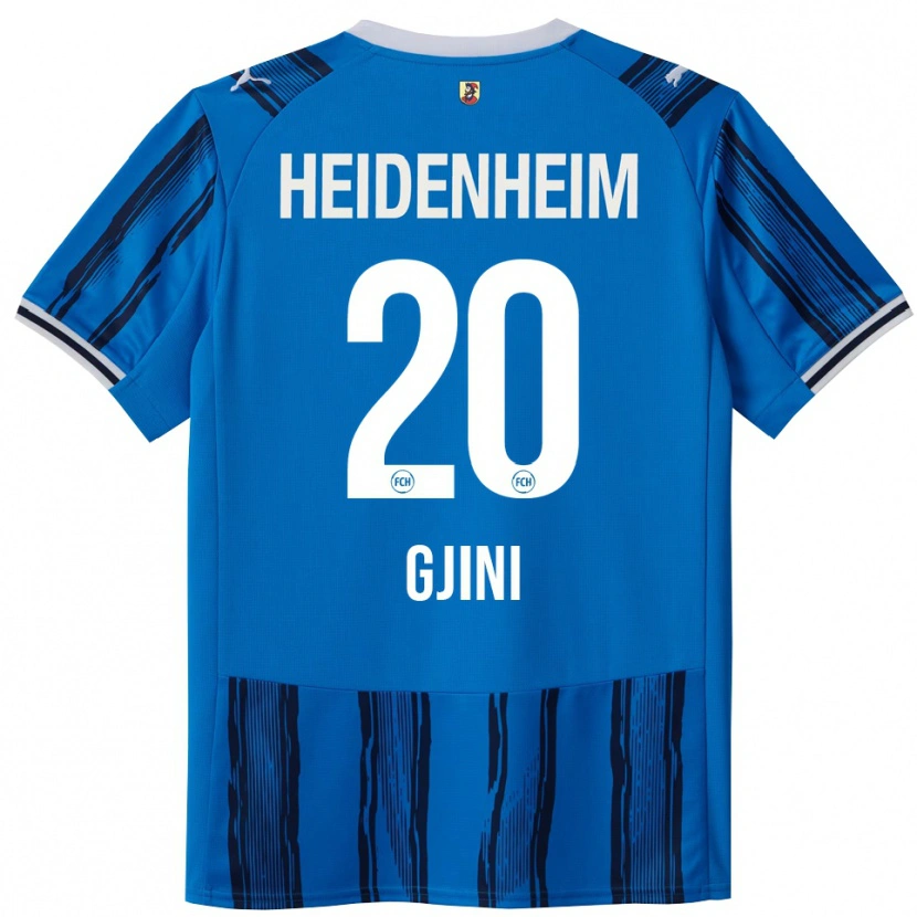 Danxen Heren Leonard Gjini #20 Blauw Marineblauw Uitshirt Uittenue 2025/26 T-Shirt