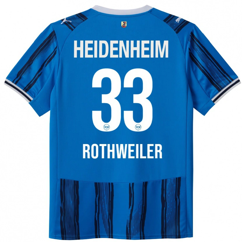 Danxen Heren Nick Rothweiler #33 Blauw Marineblauw Uitshirt Uittenue 2025/26 T-Shirt