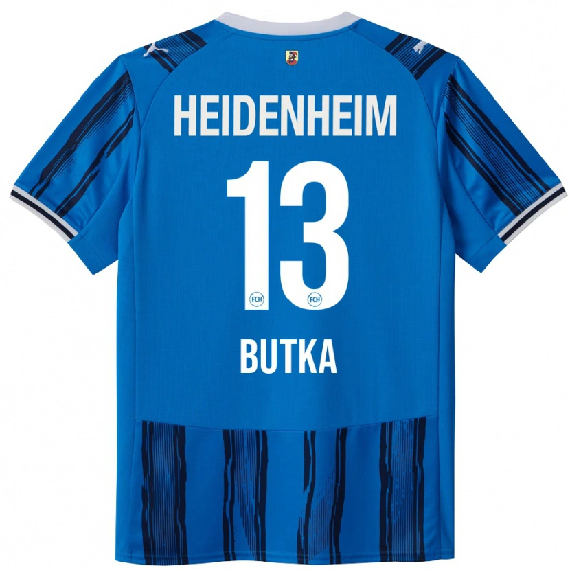 Danxen Heren Luka-Viktor Butka #13 Blauw Marineblauw Uitshirt Uittenue 2025/26 T-Shirt
