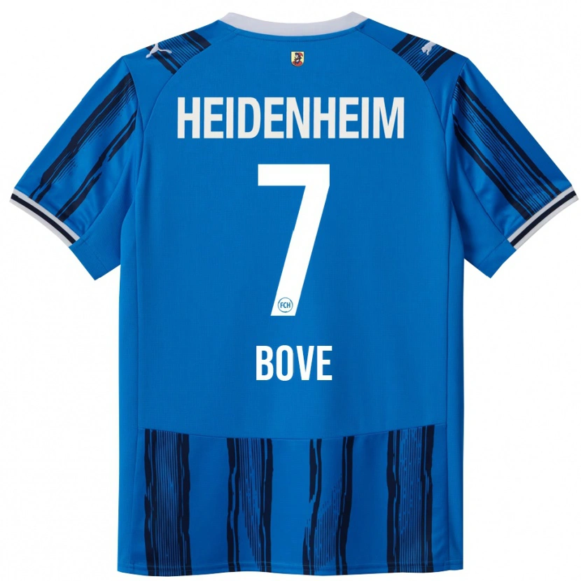 Danxen Heren Nevio Bove #7 Blauw Marineblauw Uitshirt Uittenue 2025/26 T-Shirt
