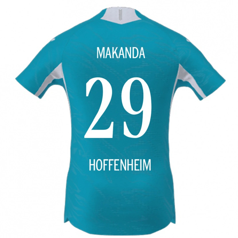 Danxen Heren Blessing Makanda #29 Hemelsblauw Uitshirt Uittenue 2025/26 T-Shirt