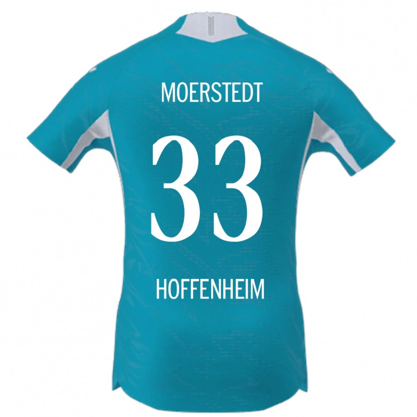 Danxen Heren Max Moerstedt #33 Hemelsblauw Uitshirt Uittenue 2025/26 T-Shirt
