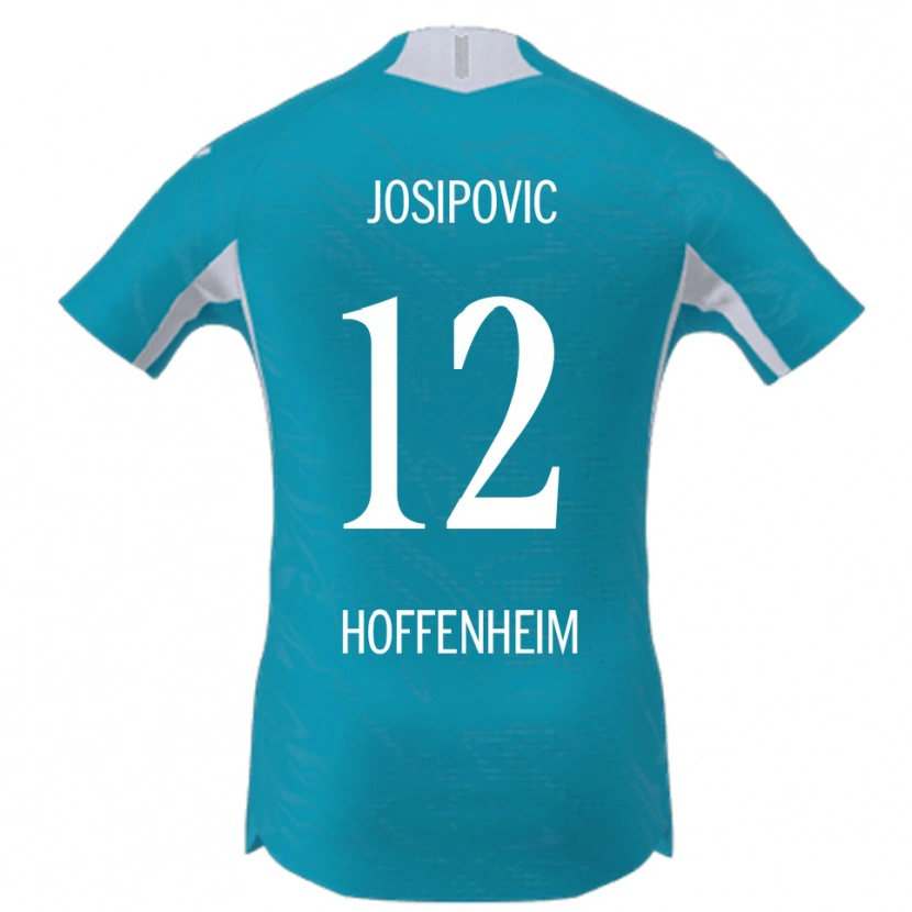Danxen Heren Mihael Josipovic #12 Hemelsblauw Uitshirt Uittenue 2025/26 T-Shirt