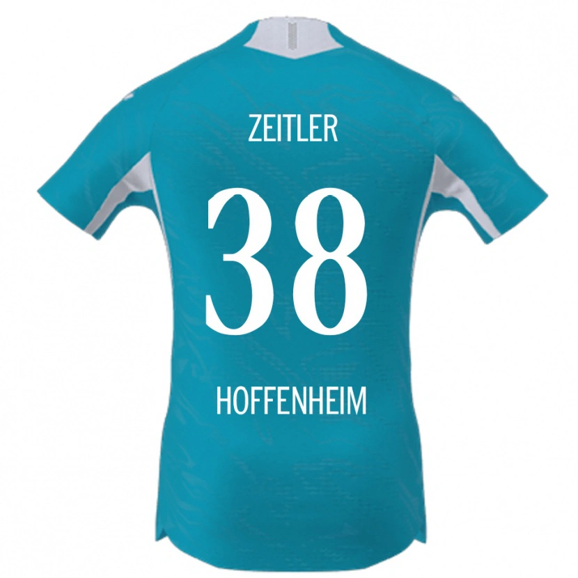 Danxen Heren Deniz Zeitler #38 Hemelsblauw Uitshirt Uittenue 2025/26 T-Shirt
