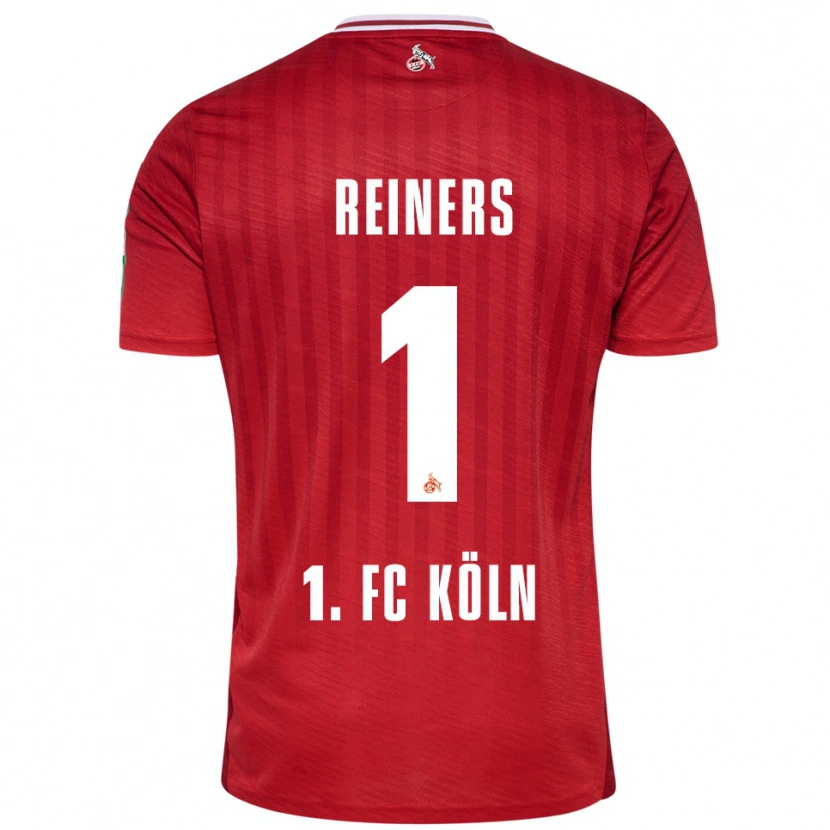 Danxen Heren Leonard Reiners #1 Rood Wit Uitshirt Uittenue 2025/26 T-Shirt