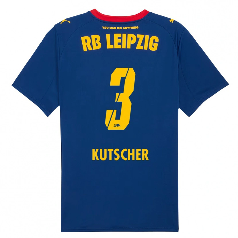 Danxen Heren Matthes Kutscher #3 Marineblauw Rood Uitshirt Uittenue 2025/26 T-Shirt