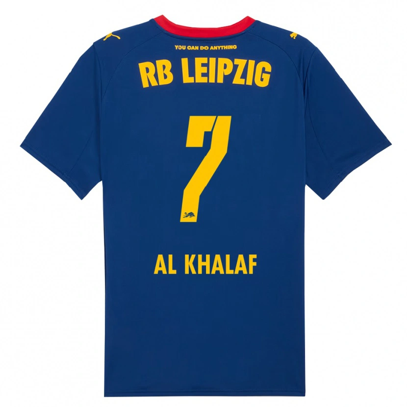 Danxen Heren Abdul Al Khalaf #7 Marineblauw Rood Uitshirt Uittenue 2025/26 T-Shirt