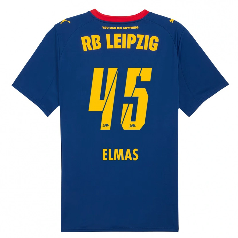 Danxen Heren Eljif Elmas #45 Marineblauw Rood Uitshirt Uittenue 2025/26 T-Shirt